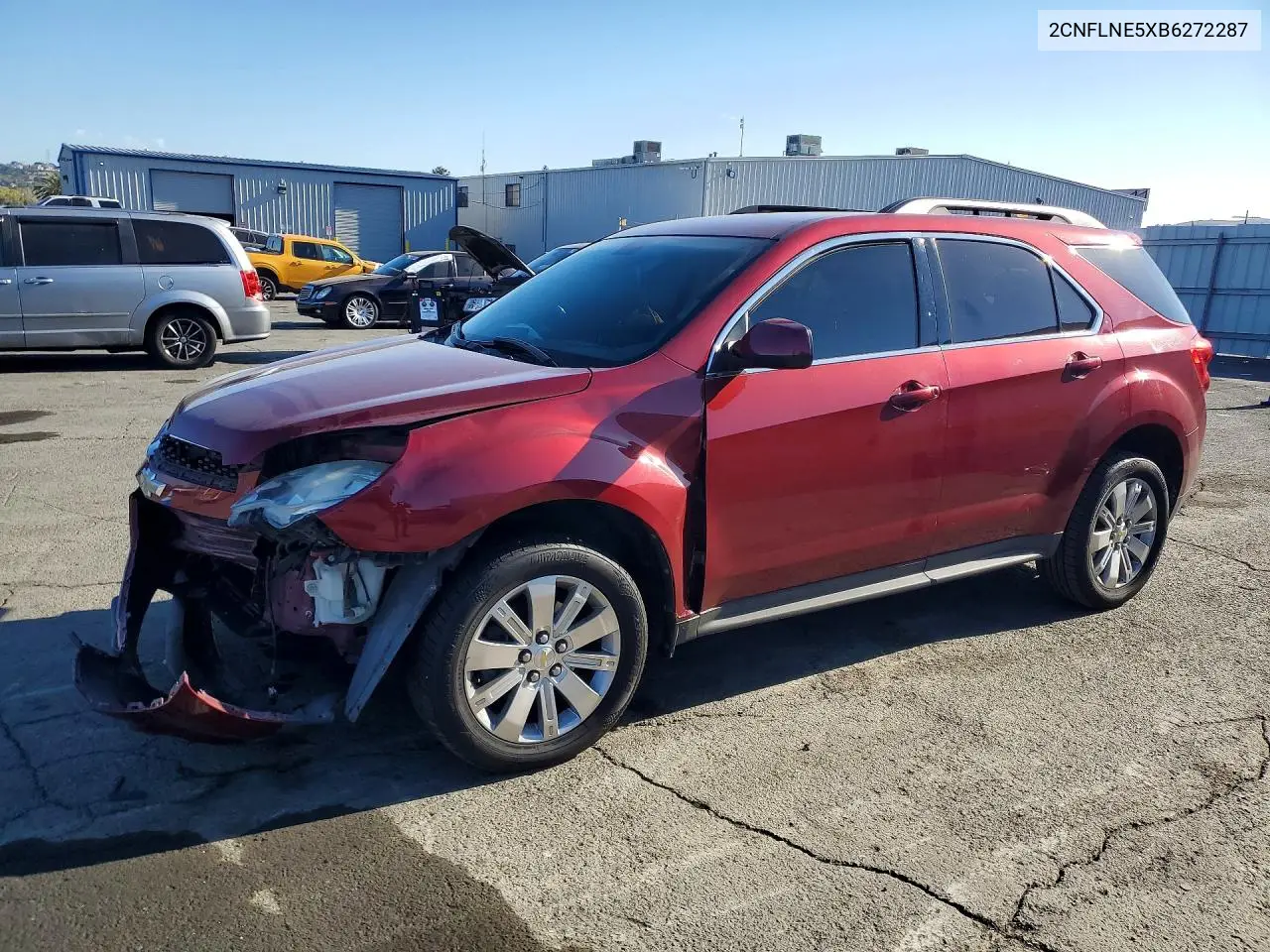 CHEVROLET EQUINOX 2011, VIN 2CNFLNE5XB6272287
