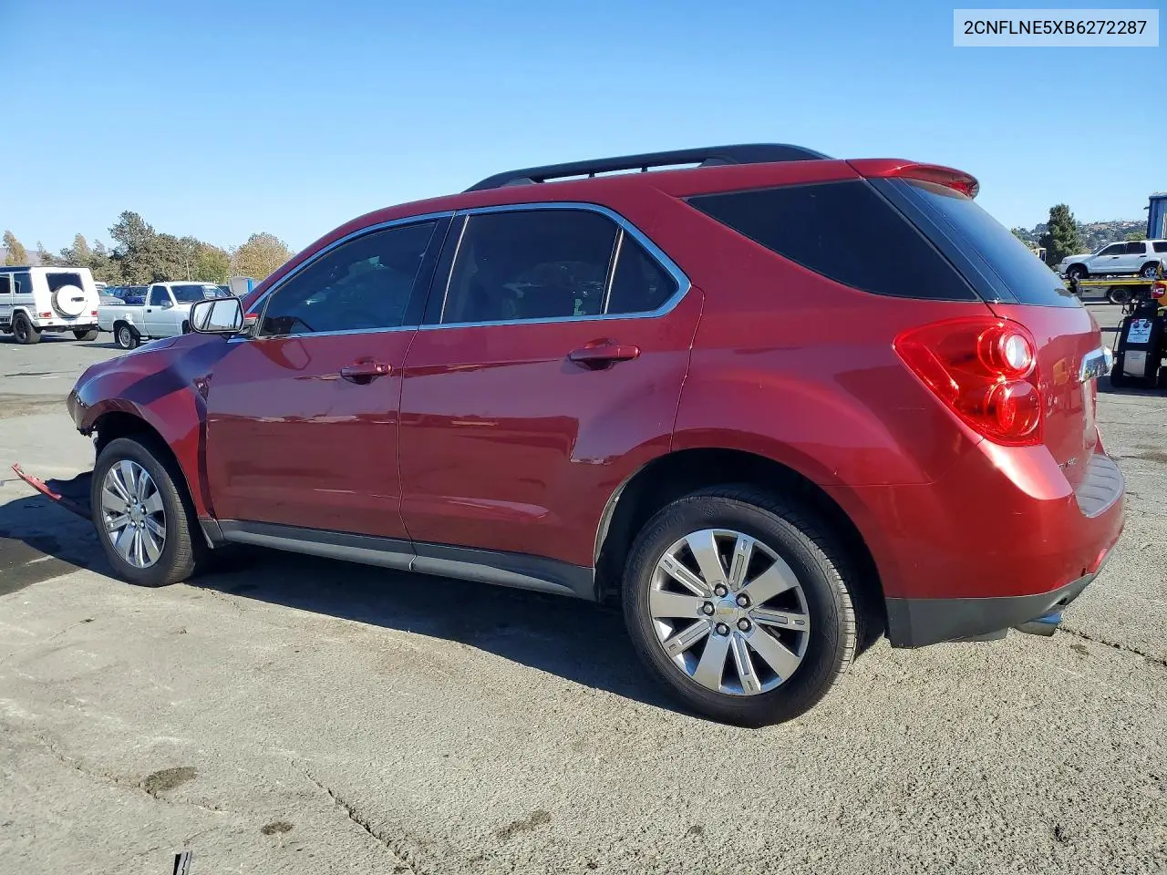 2011 CHEVROLET EQUINOX VIN 2CNFLNE5XB6272287 — фото 2