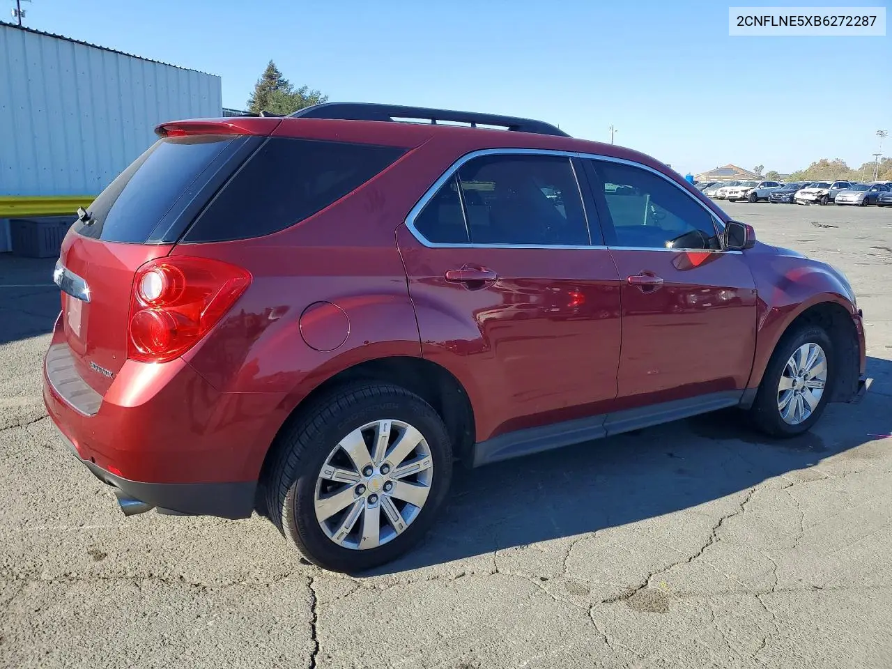 2011 CHEVROLET EQUINOX VIN 2CNFLNE5XB6272287 — фото 3