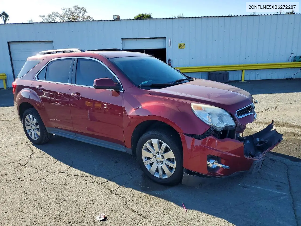 2011 CHEVROLET EQUINOX VIN 2CNFLNE5XB6272287 — фото 4