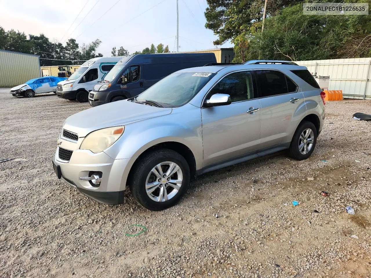 CHEVROLET EQUINOX 2011, VIN 2GNALPEC1B1226635