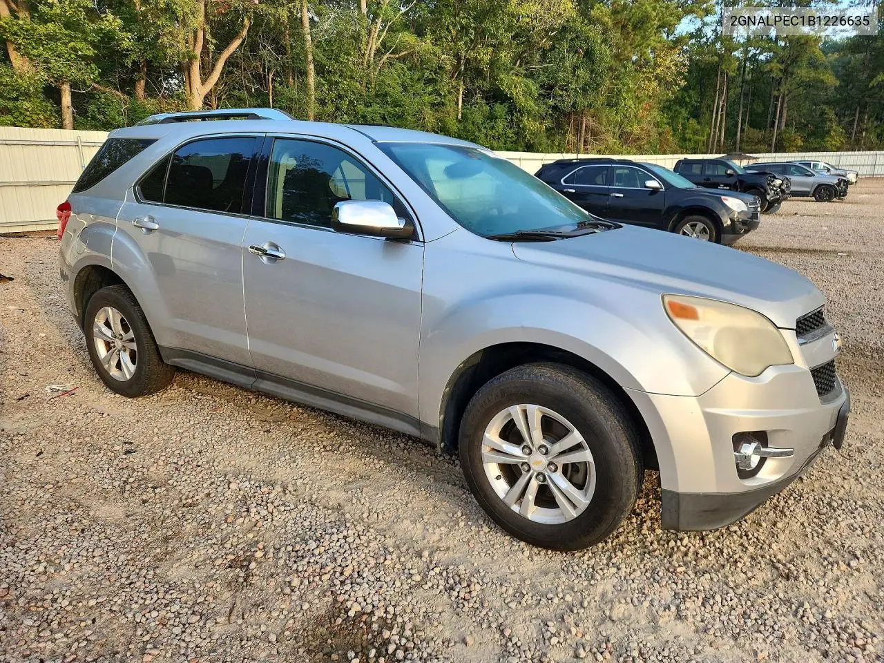2011 CHEVROLET EQUINOX VIN 2GNALPEC1B1226635 — фото 4