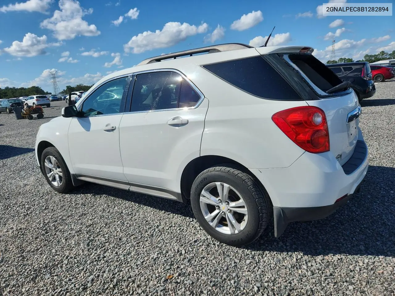 2011 CHEVROLET EQUINOX VIN 2GNALPEC8B1282894 — фото 2