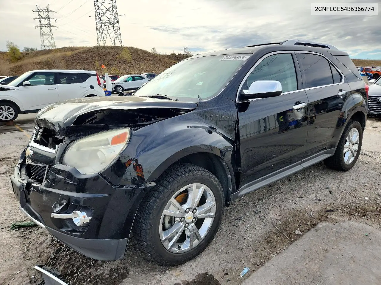 CHEVROLET EQUINOX 2011, VIN 2CNFLGE54B6366774