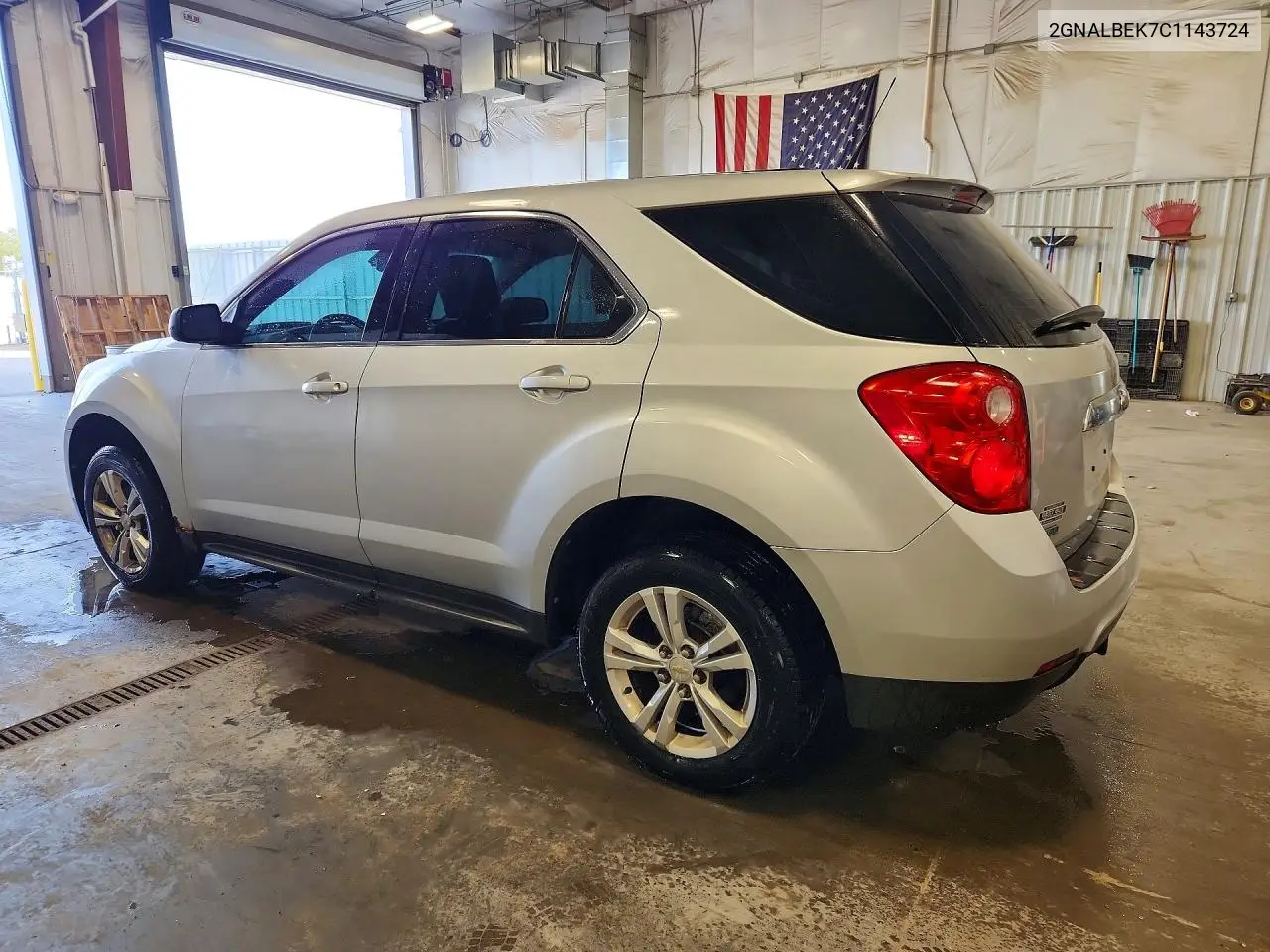2012 CHEVROLET EQUINOX VIN 2GNALBEK7C1143724 — фото 2