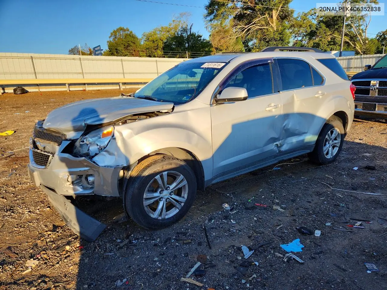 CHEVROLET EQUINOX 2012, VIN 2GNALPEK4C6352838