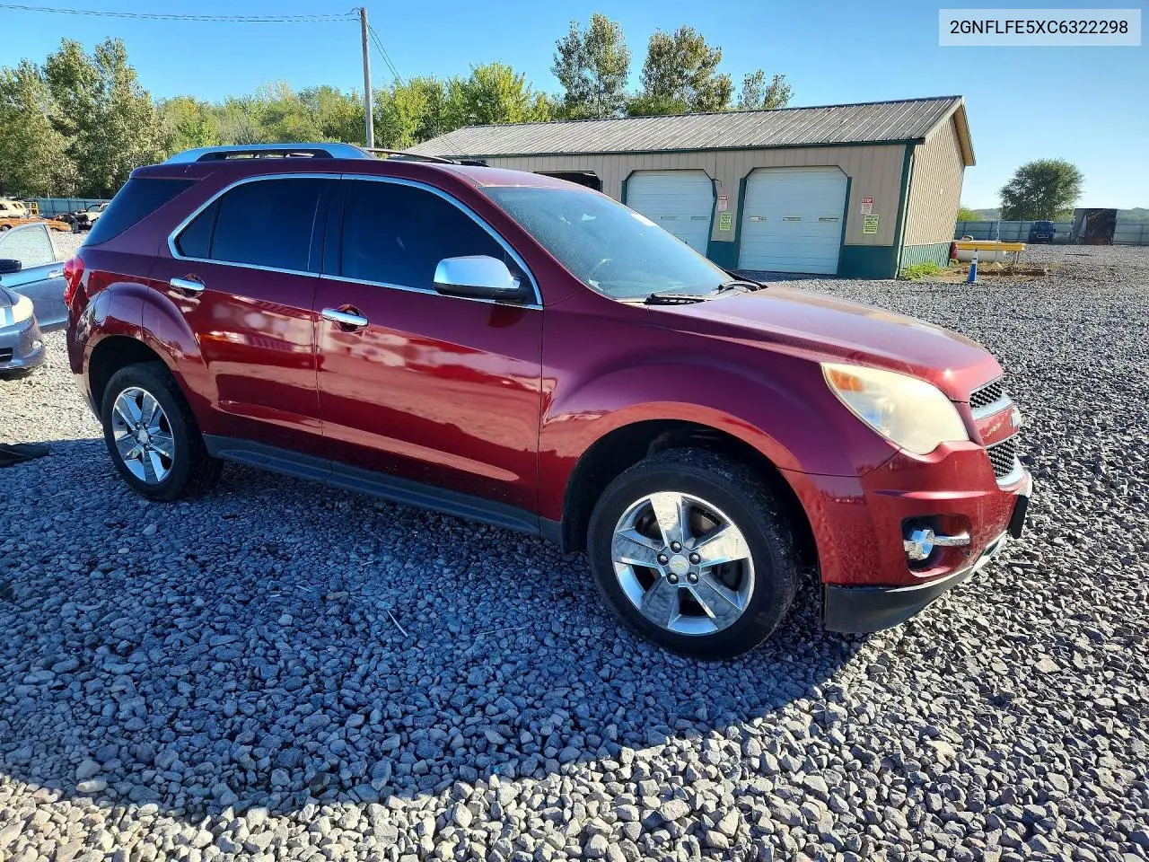 2012 CHEVROLET EQUINOX VIN 2GNFLFE5XC6322298 — фото 4