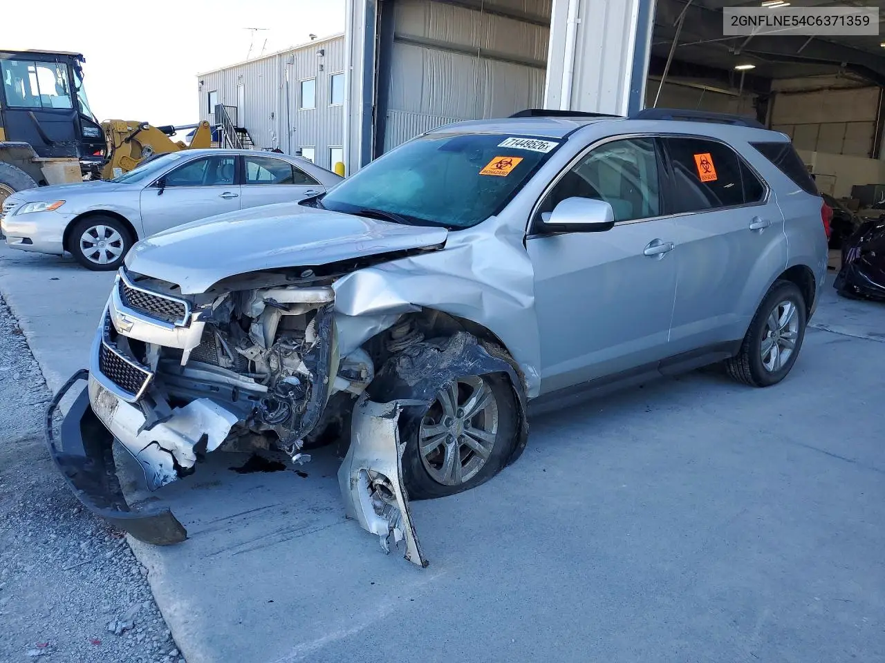 CHEVROLET EQUINOX 2012, VIN 2GNFLNE54C6371359