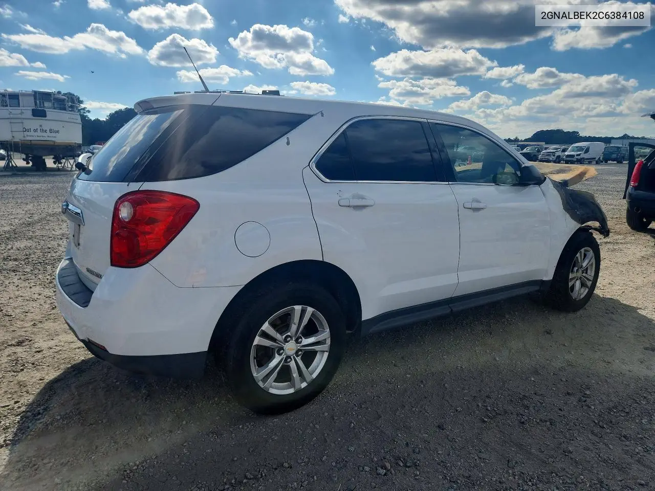 2012 CHEVROLET EQUINOX VIN 2GNALBEK2C6384108 — фото 3