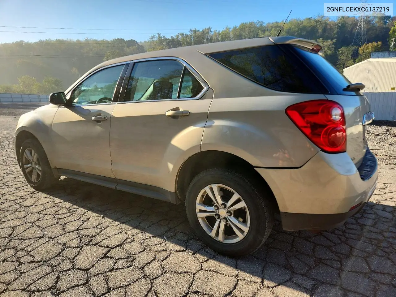 2012 CHEVROLET EQUINOX VIN 2GNFLCEKXC6137219 — фото 2