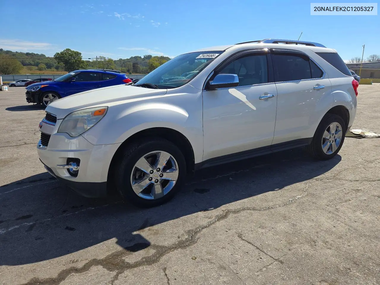 CHEVROLET EQUINOX 2012, VIN 2GNALFEK2C1205327