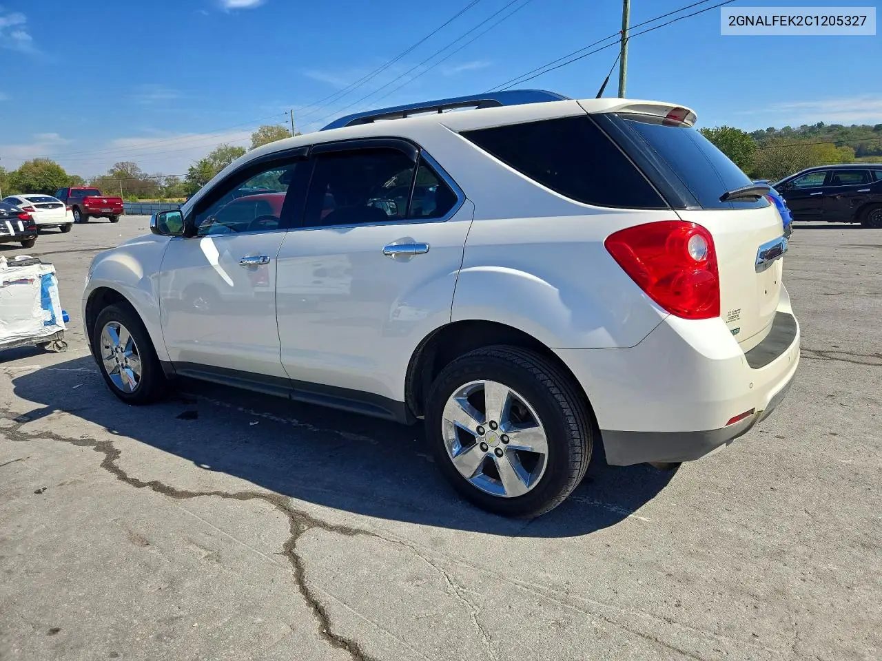 2012 CHEVROLET EQUINOX VIN 2GNALFEK2C1205327 — фото 2