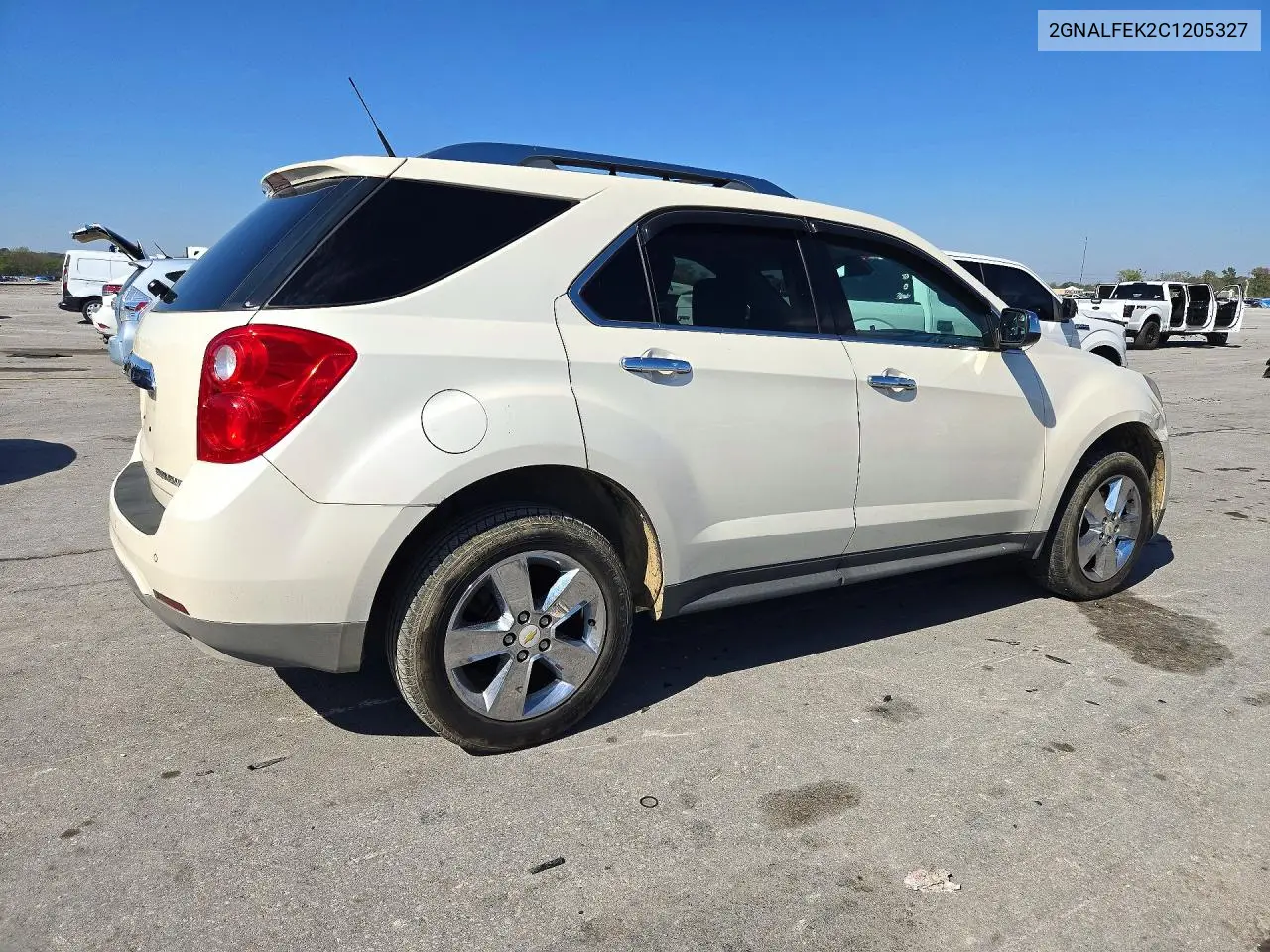 2012 CHEVROLET EQUINOX VIN 2GNALFEK2C1205327 — фото 3