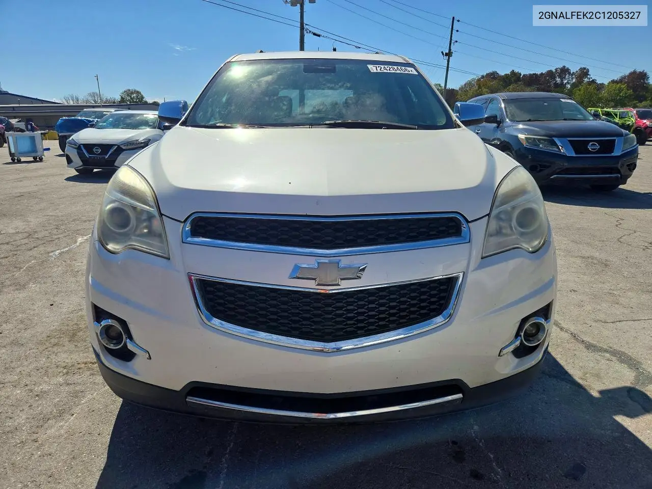 2012 CHEVROLET EQUINOX VIN 2GNALFEK2C1205327 — фото 5