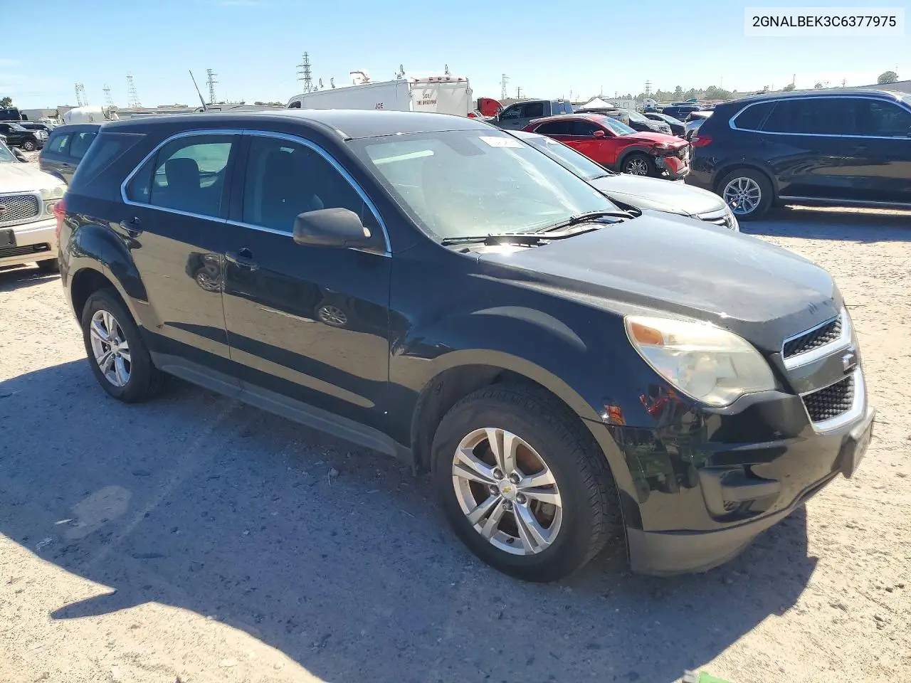2012 CHEVROLET EQUINOX VIN 2GNALBEK3C6377975 — фото 4