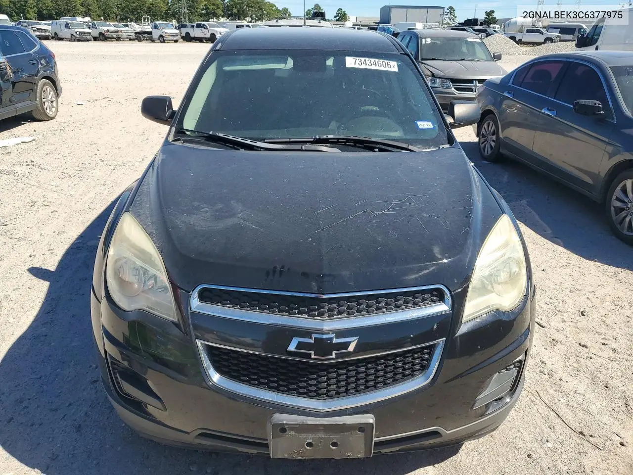 2012 CHEVROLET EQUINOX VIN 2GNALBEK3C6377975 — фото 5