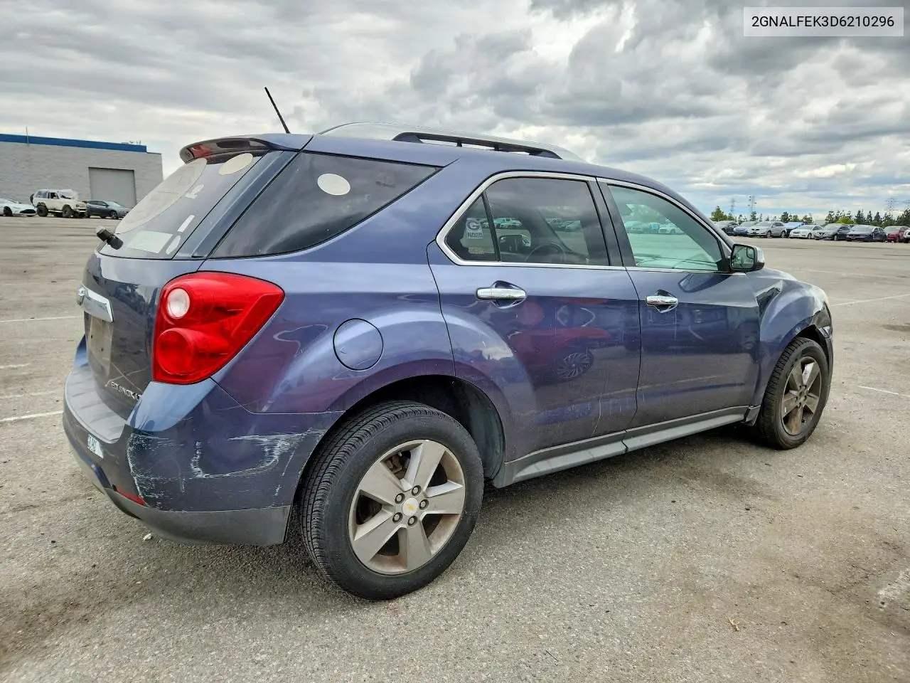 2013 CHEVROLET EQUINOX VIN 2GNALFEK3D6210296 — фото 3