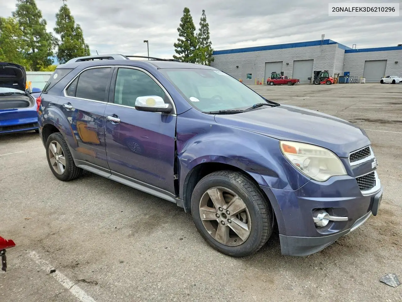 2013 CHEVROLET EQUINOX VIN 2GNALFEK3D6210296 — фото 4