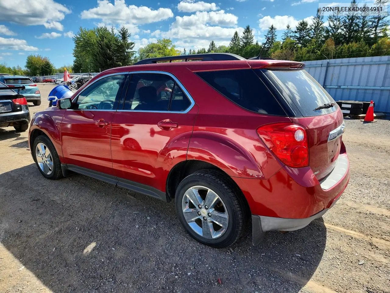 2013 CHEVROLET EQUINOX VIN 2GNFLEEK4D6284911 — фото 2