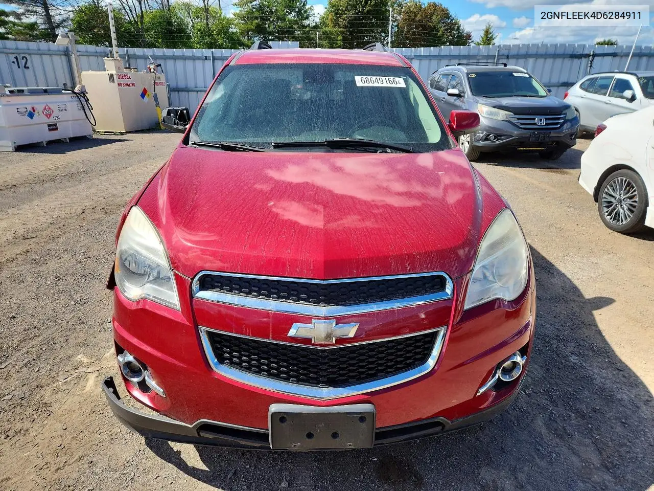 2013 CHEVROLET EQUINOX VIN 2GNFLEEK4D6284911 — фото 5