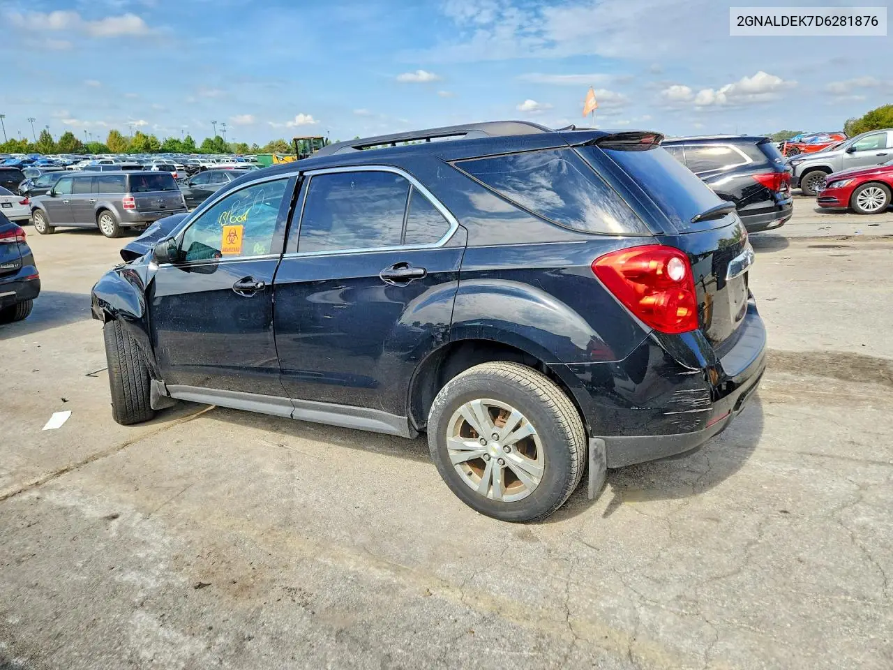 2013 CHEVROLET EQUINOX VIN 2GNALDEK7D6281876 — фото 2
