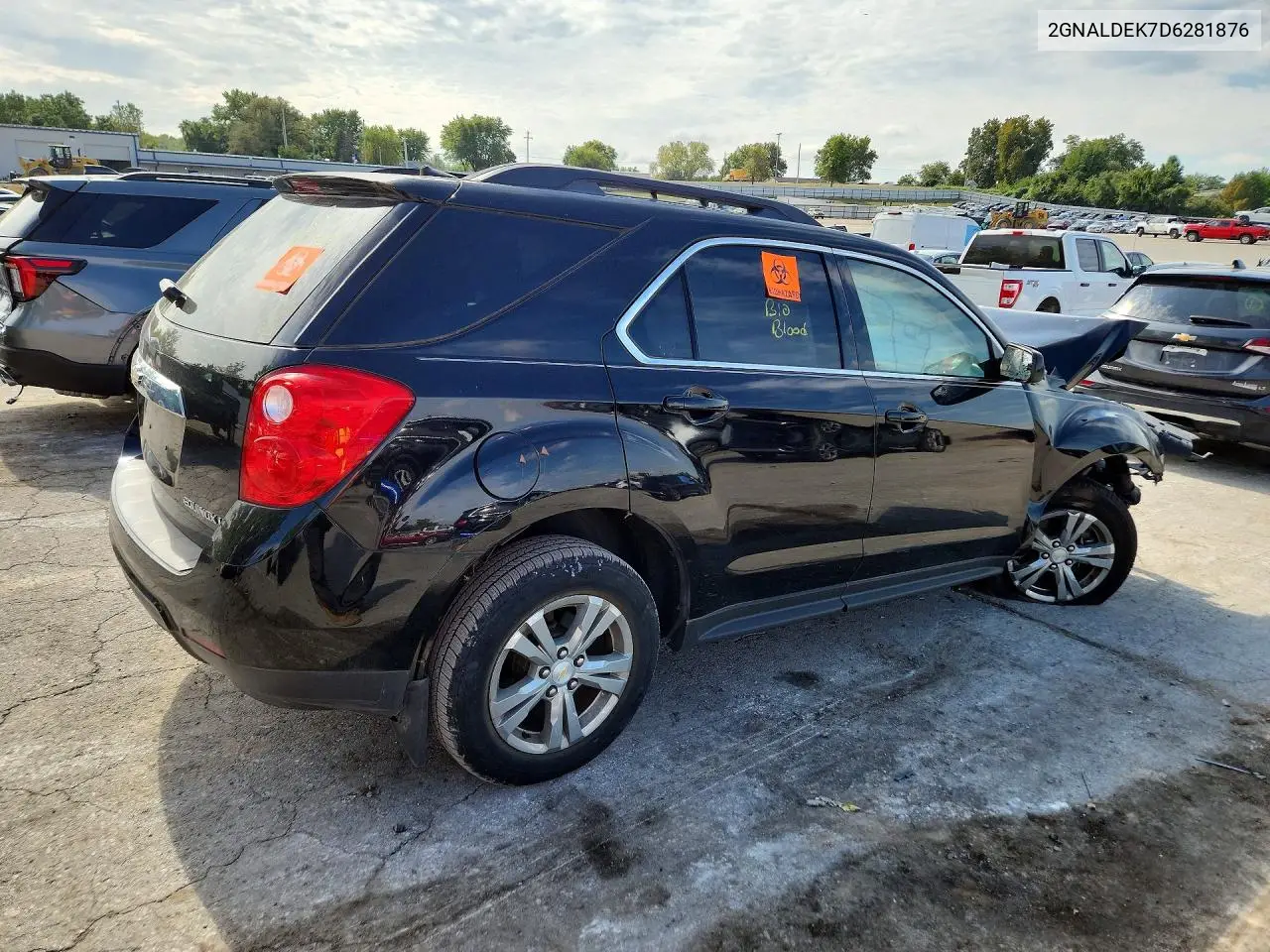 2013 CHEVROLET EQUINOX VIN 2GNALDEK7D6281876 — фото 3