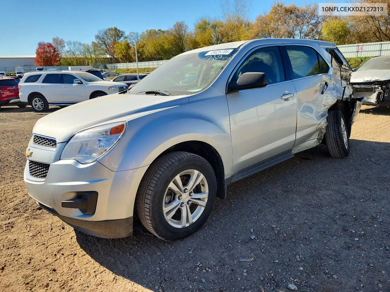 CHEVROLET EQUINOX 2013, VIN 1GNFLCEKXDZ127313