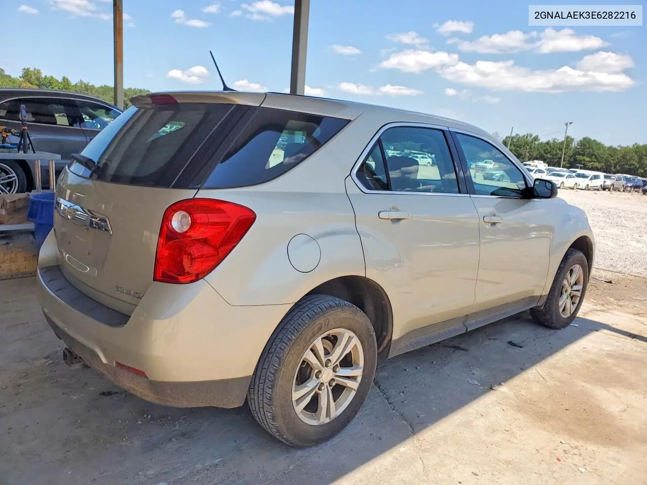 2014 CHEVROLET EQUINOX VIN 2GNALAEK3E6282216 — фото 3