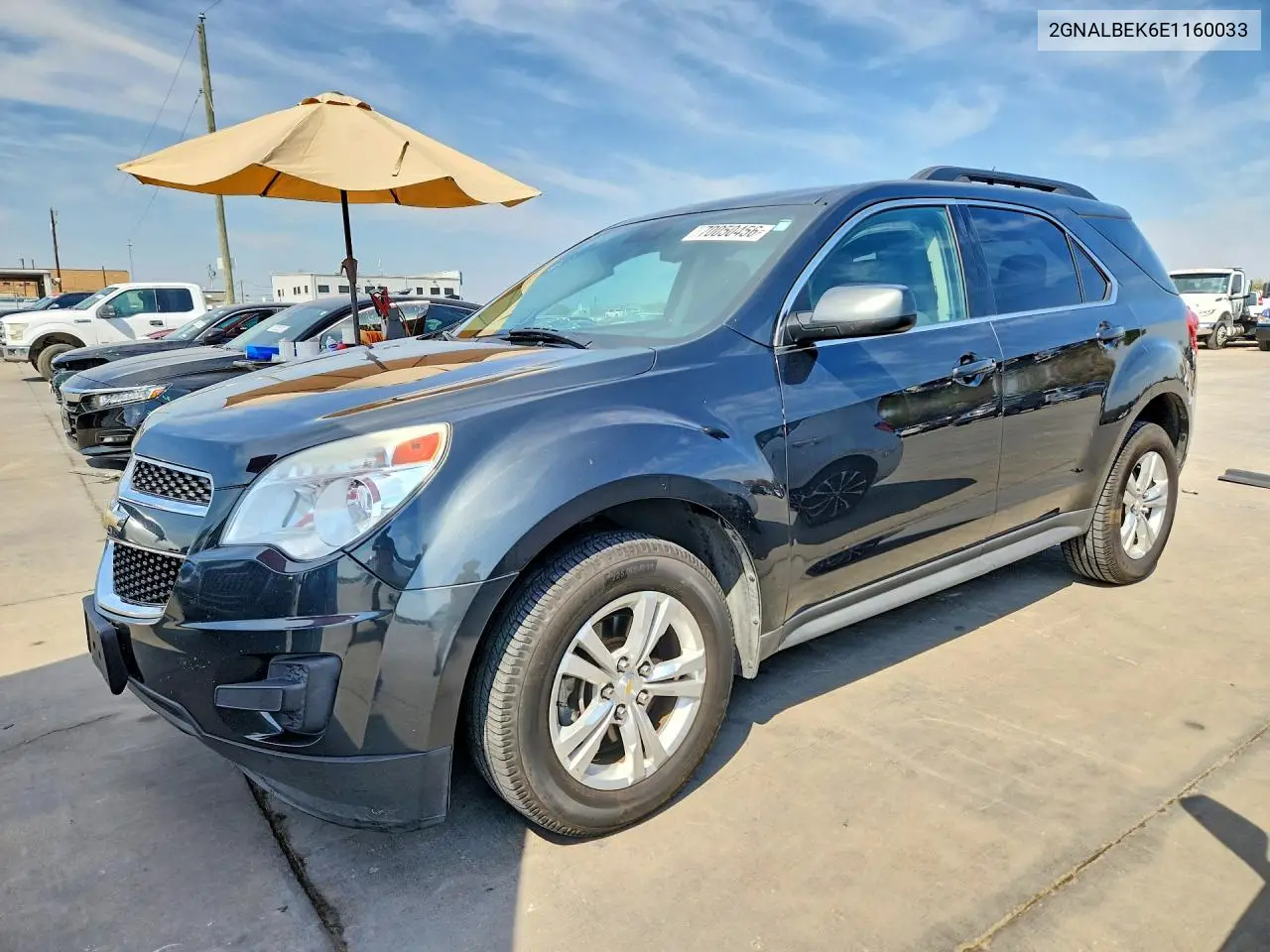 CHEVROLET EQUINOX 2014, VIN 2GNALBEK6E1160033