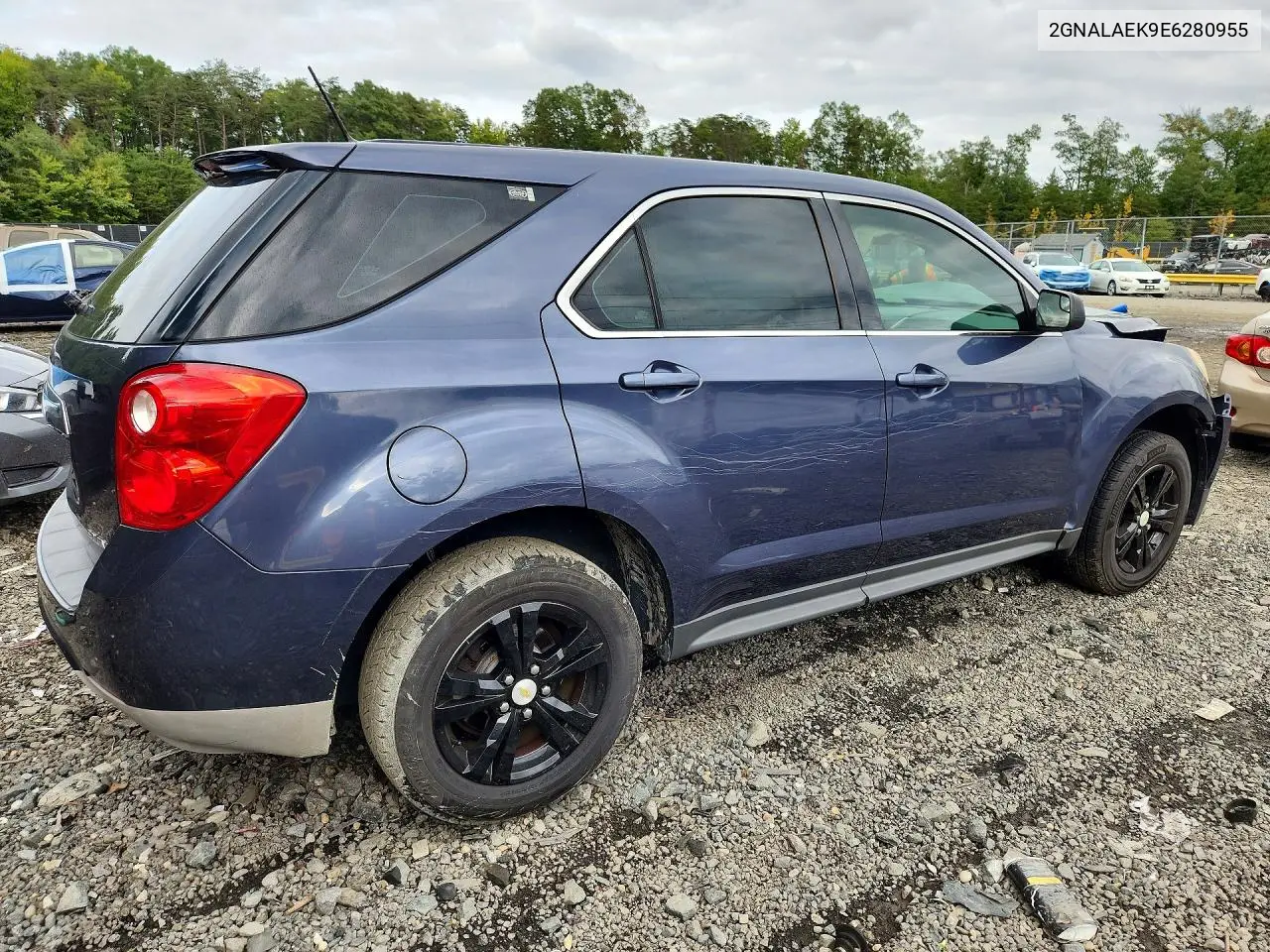2014 CHEVROLET EQUINOX VIN 2GNALAEK9E6280955 — фото 3