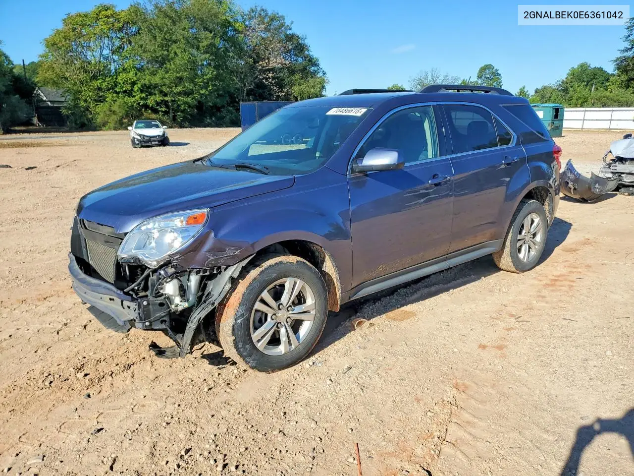 CHEVROLET EQUINOX 2014, VIN 2GNALBEK0E6361042