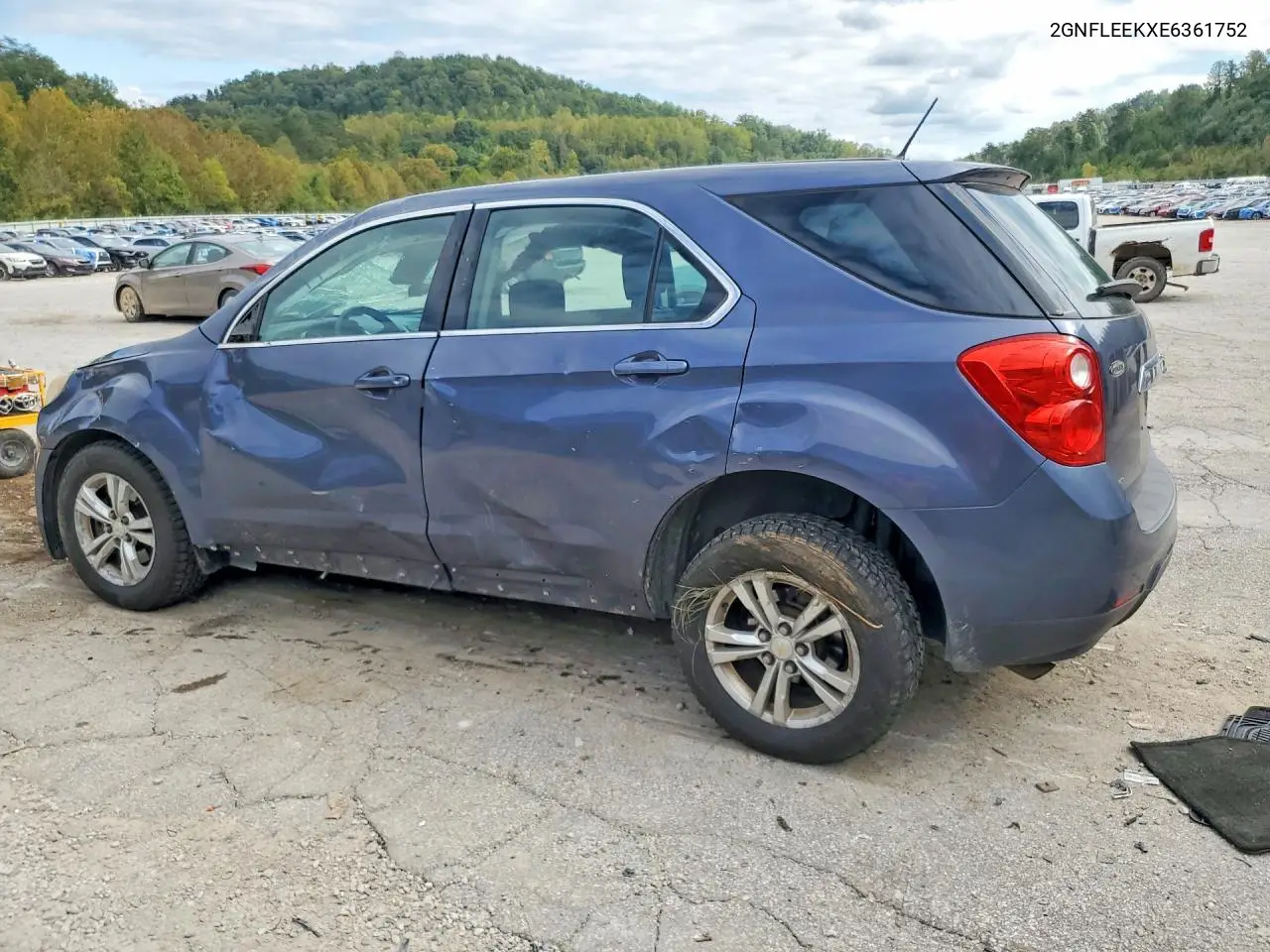 2014 CHEVROLET EQUINOX VIN 2GNFLEEKXE6361752 — фото 2