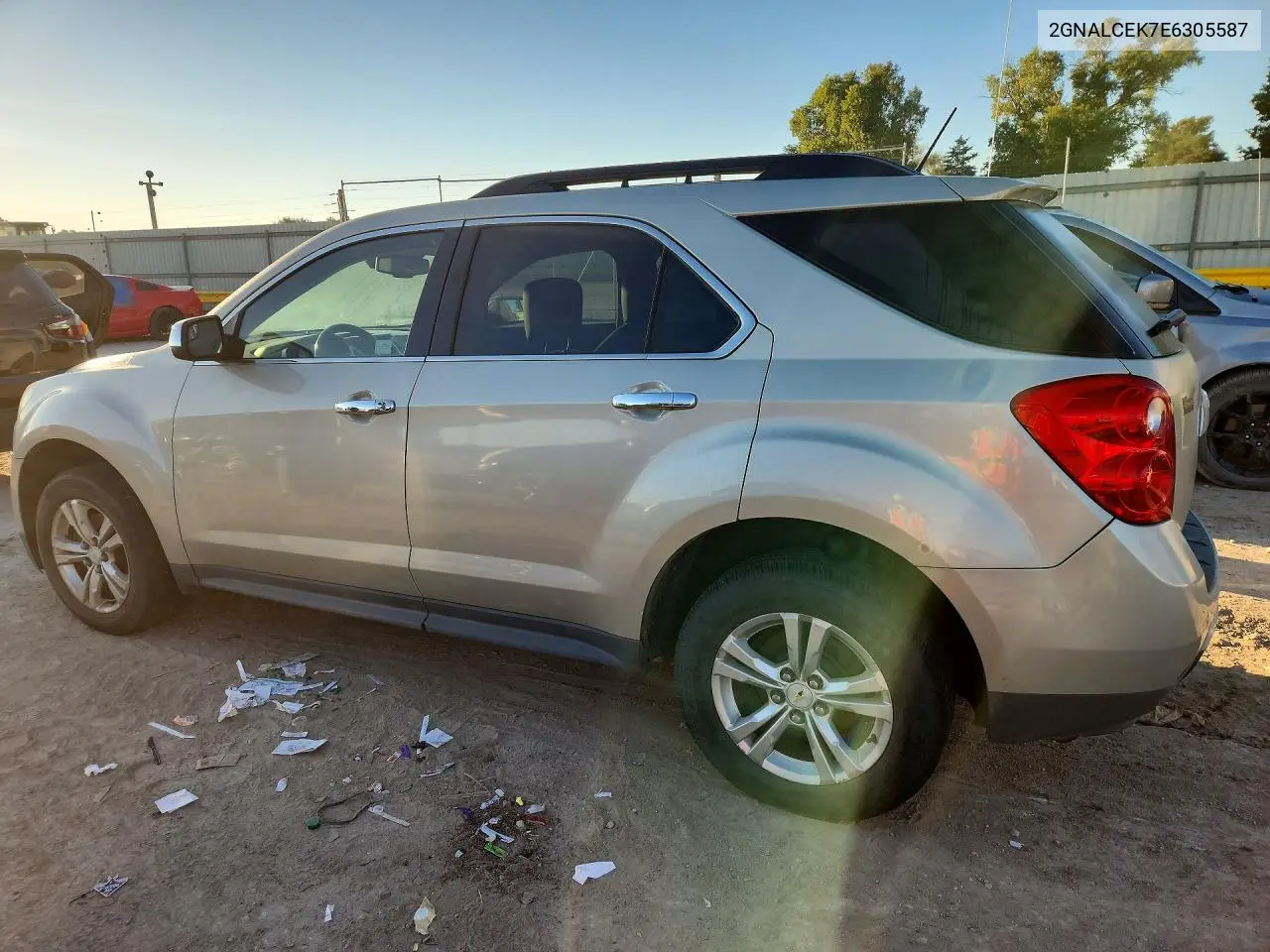 2014 CHEVROLET EQUINOX VIN 2GNALCEK7E6305587 — фото 2