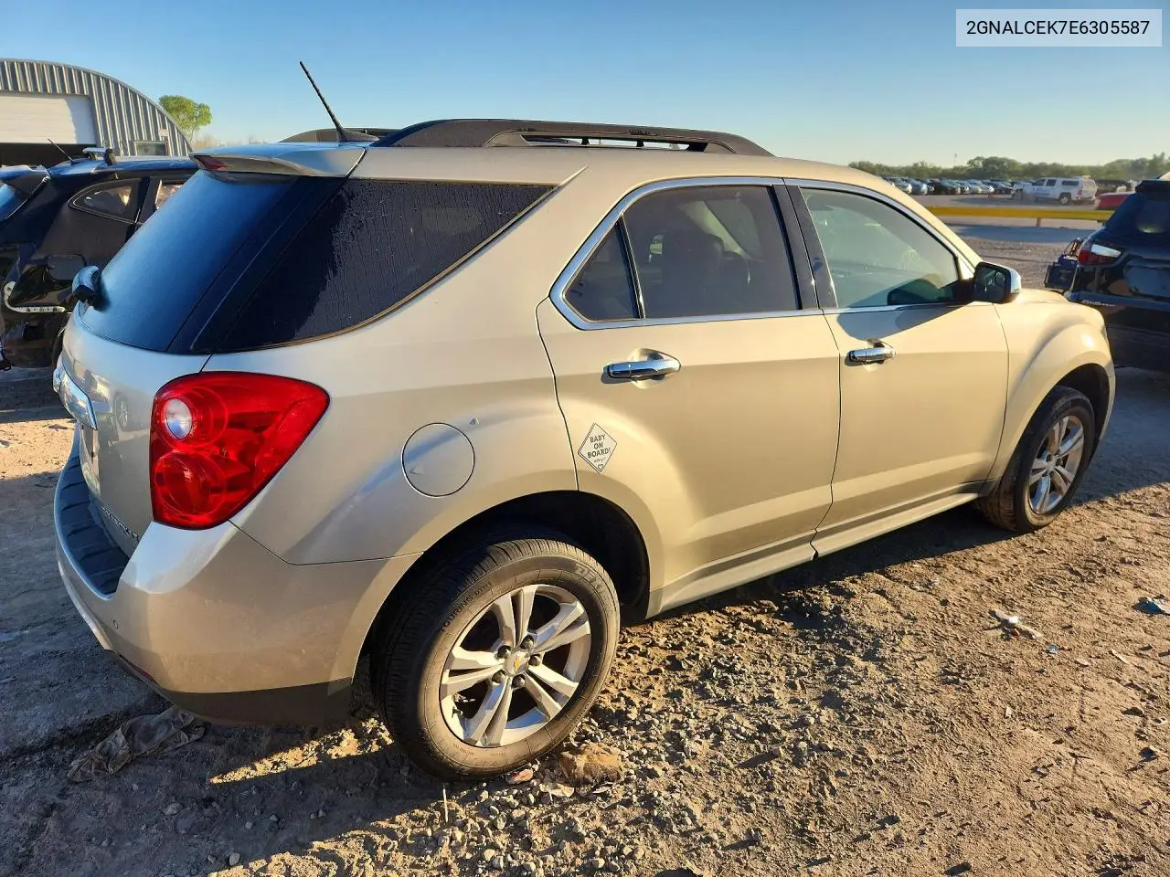 2014 CHEVROLET EQUINOX VIN 2GNALCEK7E6305587 — фото 3