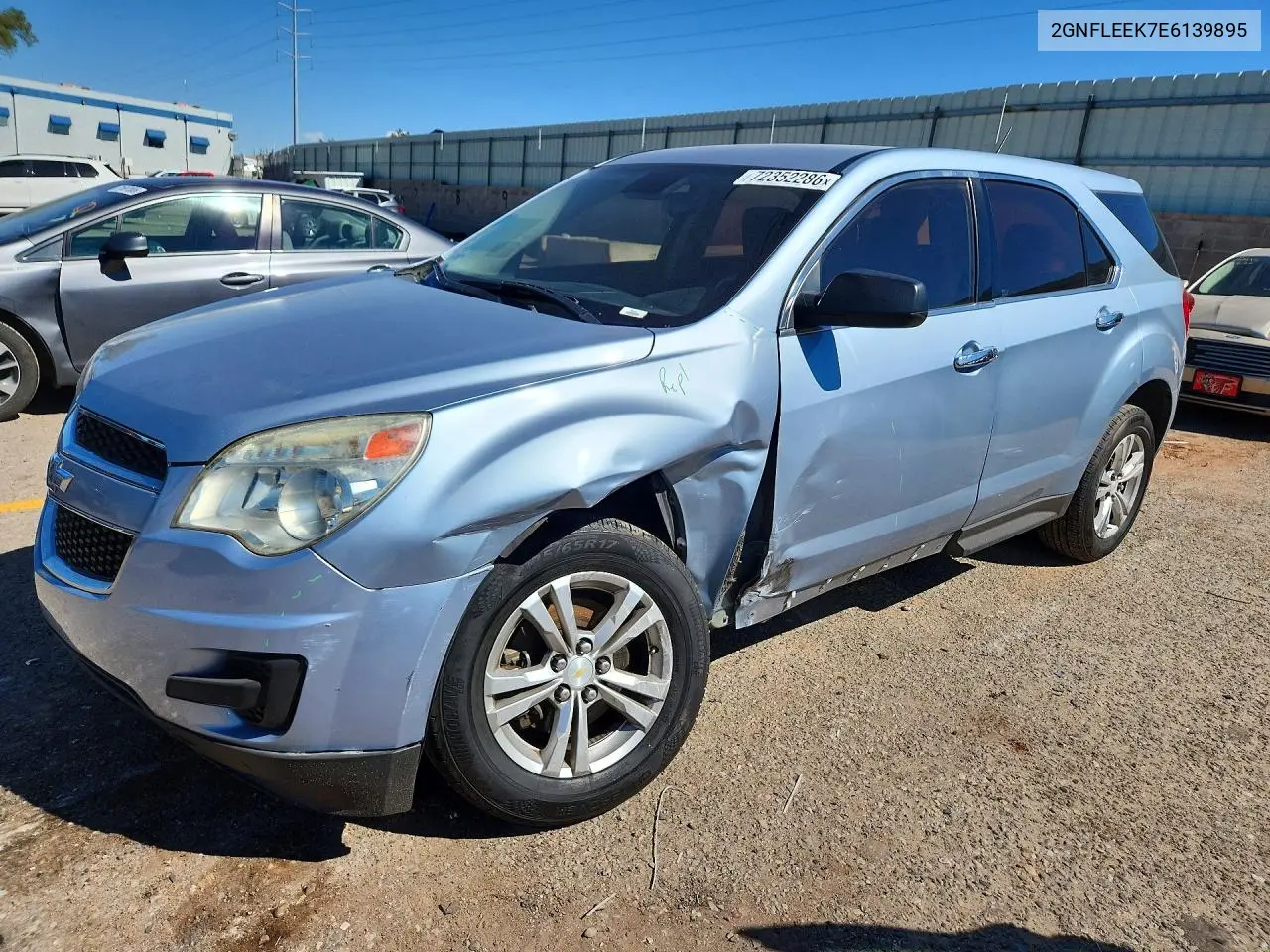 CHEVROLET EQUINOX 2014, VIN 2GNFLEEK7E6139895