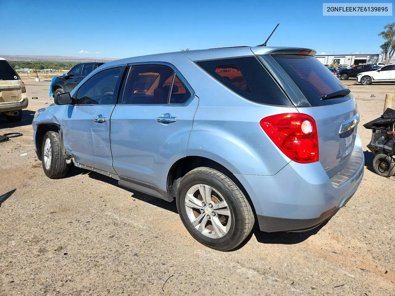 2014 CHEVROLET EQUINOX VIN 2GNFLEEK7E6139895 — фото 2