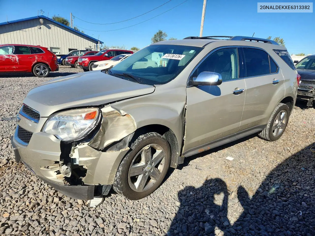 CHEVROLET EQUINOX 2014, VIN 2GNALDEKXE6313382