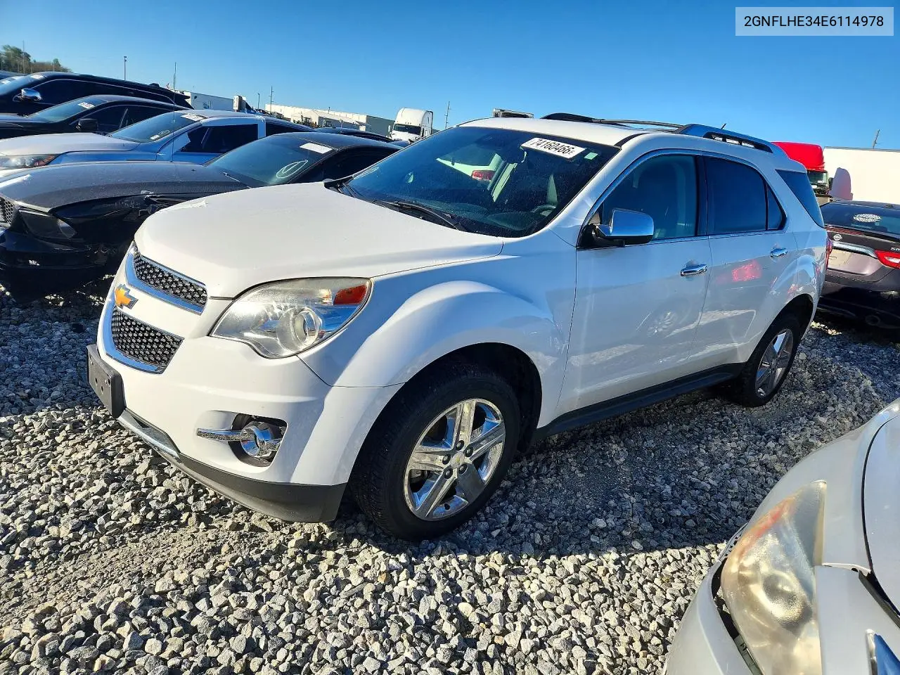 CHEVROLET EQUINOX 2014, VIN 2GNFLHE34E6114978