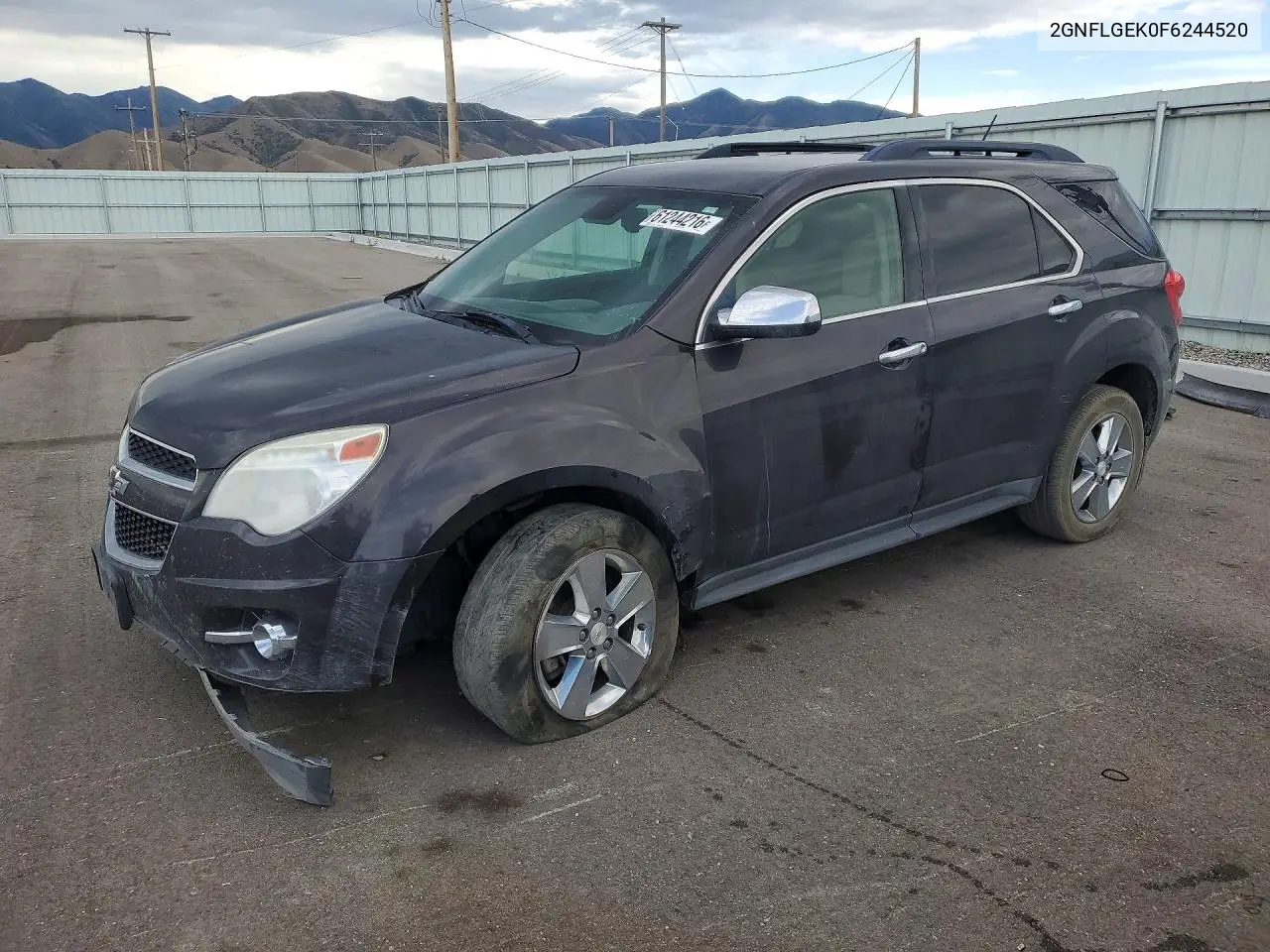 CHEVROLET EQUINOX 2015, VIN 2GNFLGEK0F6244520