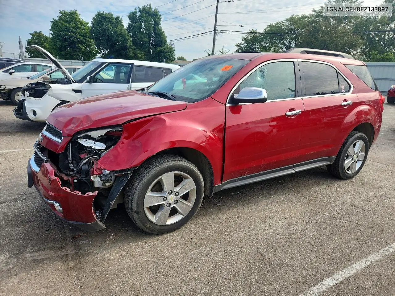 CHEVROLET EQUINOX 2015, VIN 1GNALCEK8FZ133897