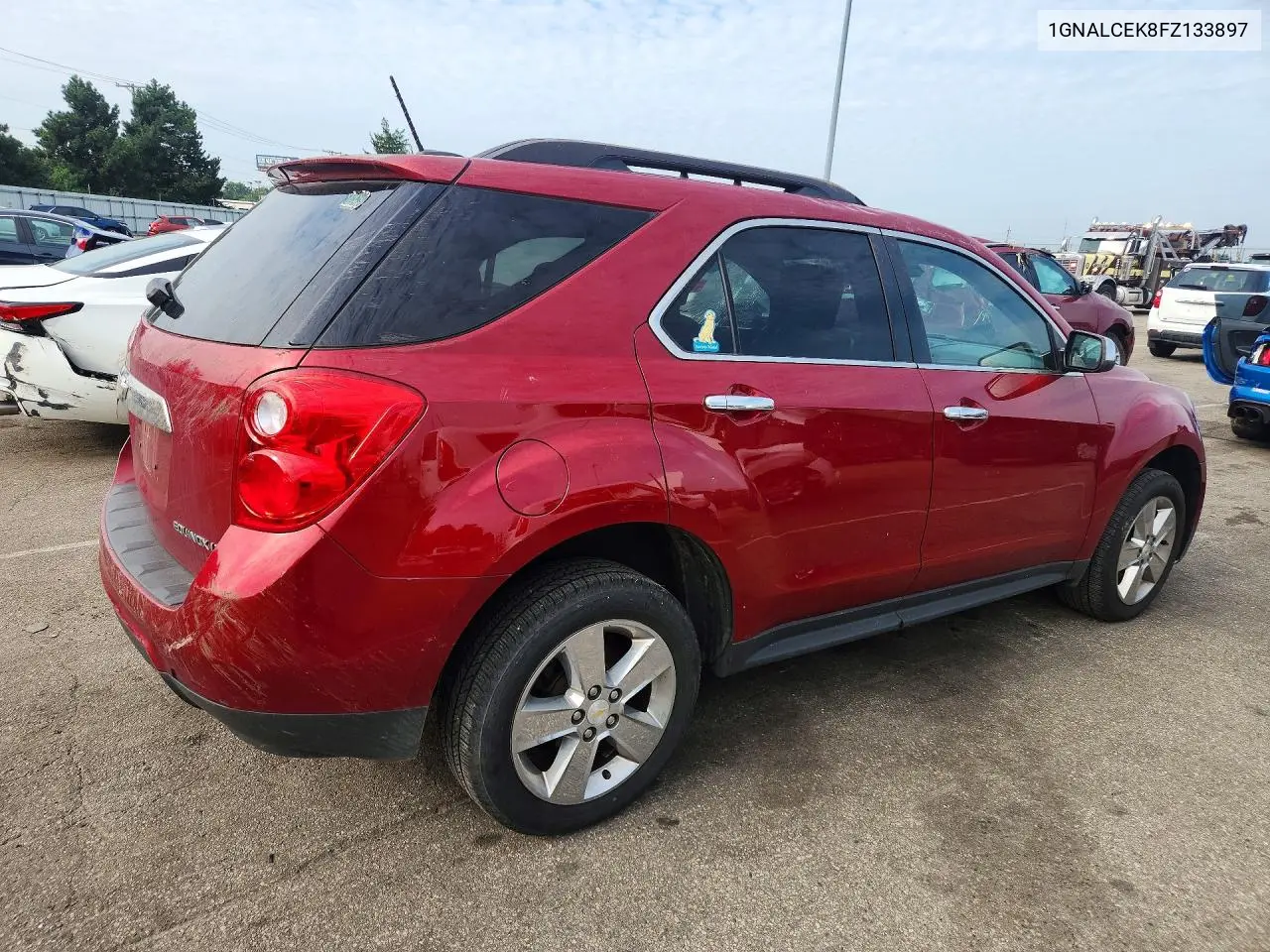 2015 CHEVROLET EQUINOX VIN 1GNALCEK8FZ133897 — фото 3