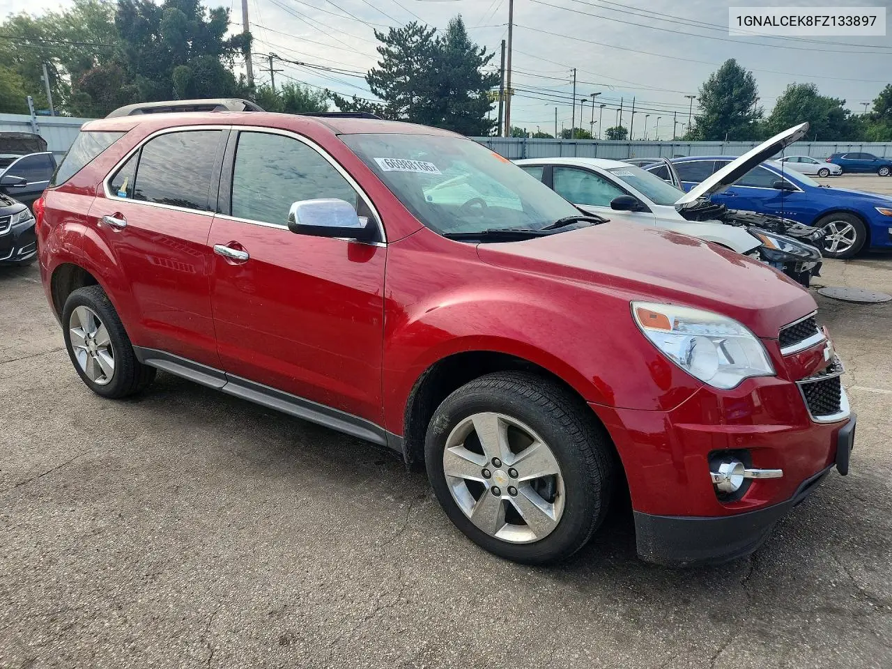 2015 CHEVROLET EQUINOX VIN 1GNALCEK8FZ133897 — фото 4