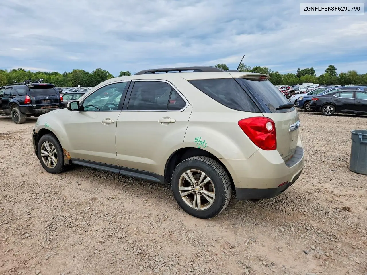 2015 CHEVROLET EQUINOX VIN 2GNFLFEK3F6290790 — фото 2