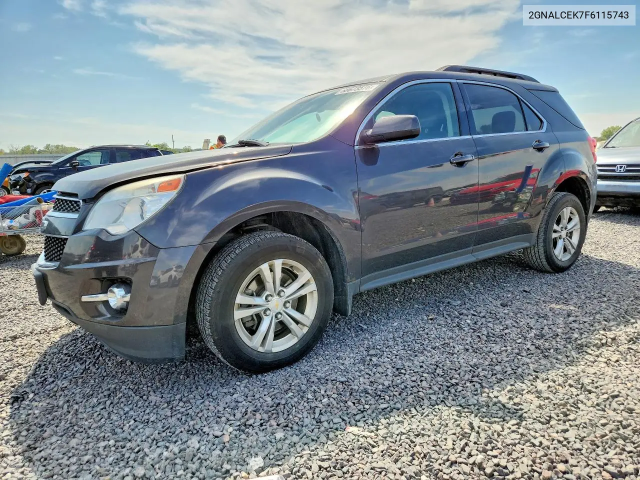 CHEVROLET EQUINOX 2015, VIN 2GNALCEK7F6115743