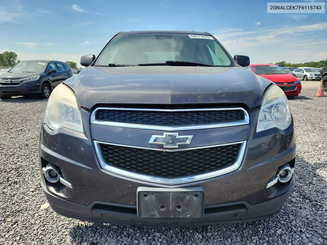 2015 CHEVROLET EQUINOX VIN 2GNALCEK7F6115743 — фото 5