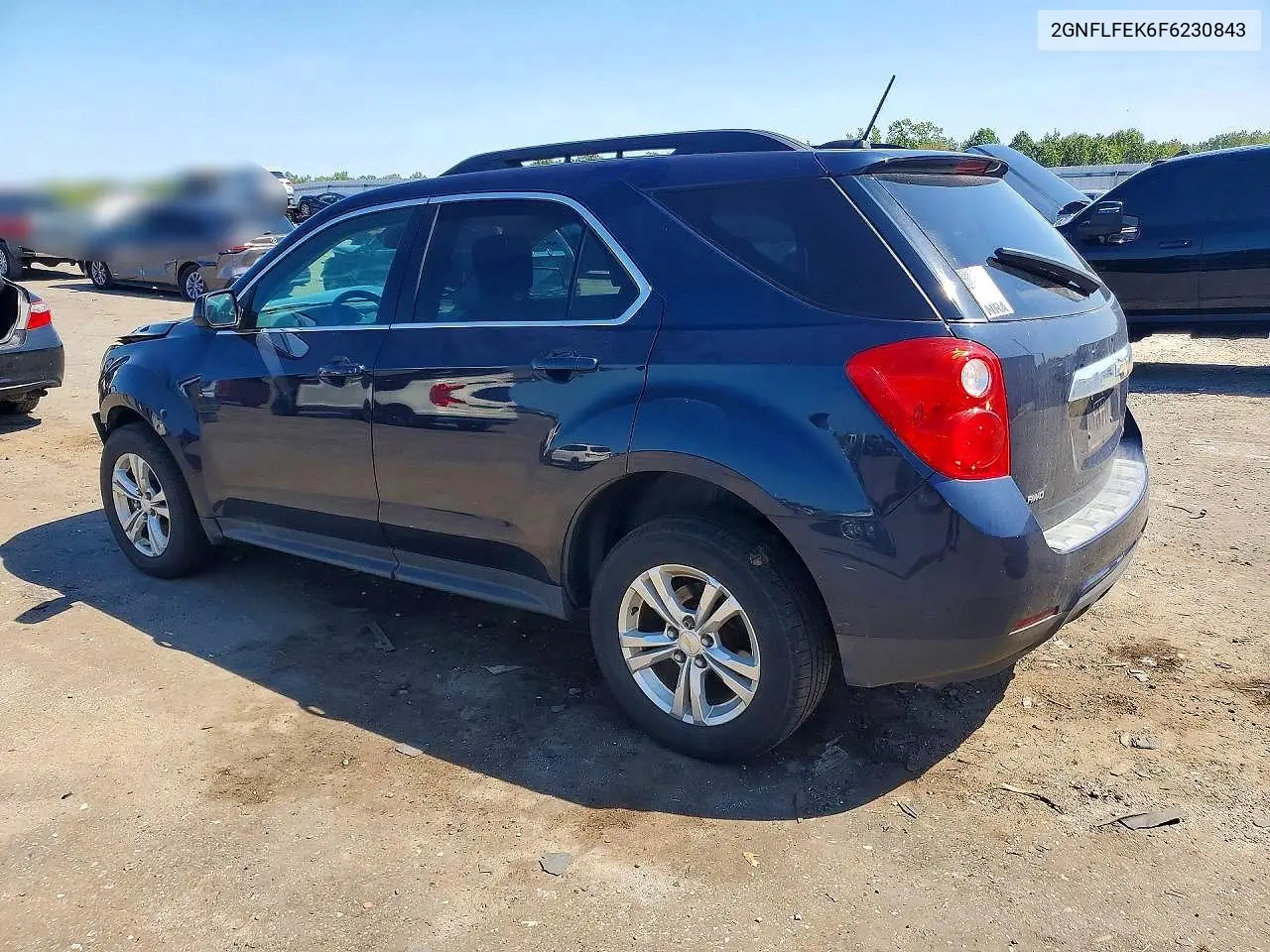 2015 CHEVROLET EQUINOX VIN 2GNFLFEK6F6230843 — фото 2