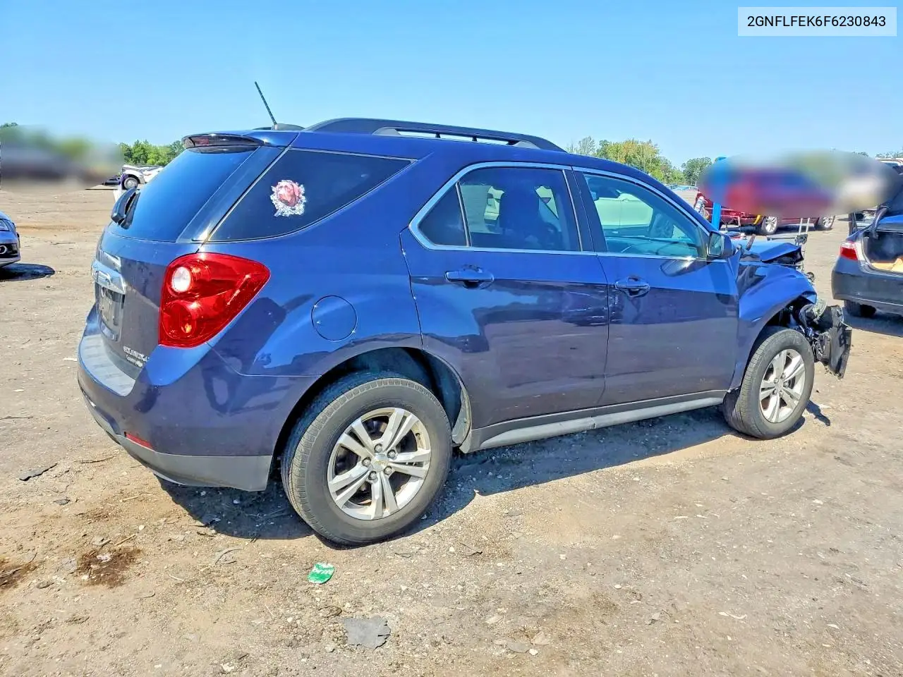 2015 CHEVROLET EQUINOX VIN 2GNFLFEK6F6230843 — фото 3