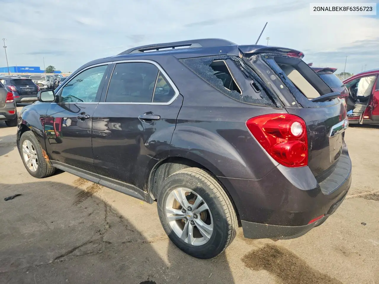 2015 CHEVROLET EQUINOX VIN 2GNALBEK8F6356723 — фото 2
