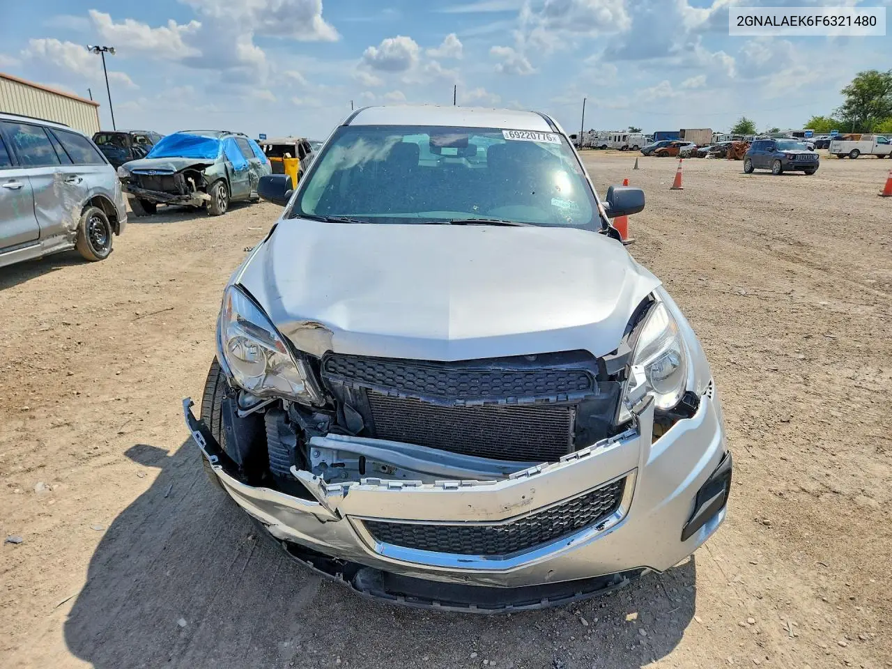 2015 CHEVROLET EQUINOX VIN 2GNALAEK6F6321480 — фото 5