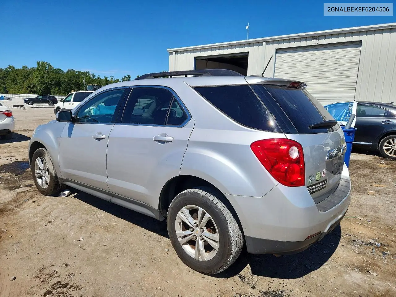 2015 CHEVROLET EQUINOX VIN 2GNALBEK8F6204506 — фото 2